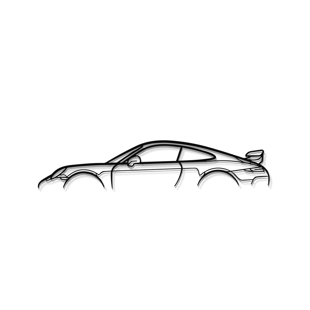 911 GT3 Model 991 Metal Car Wall Art - NC0853