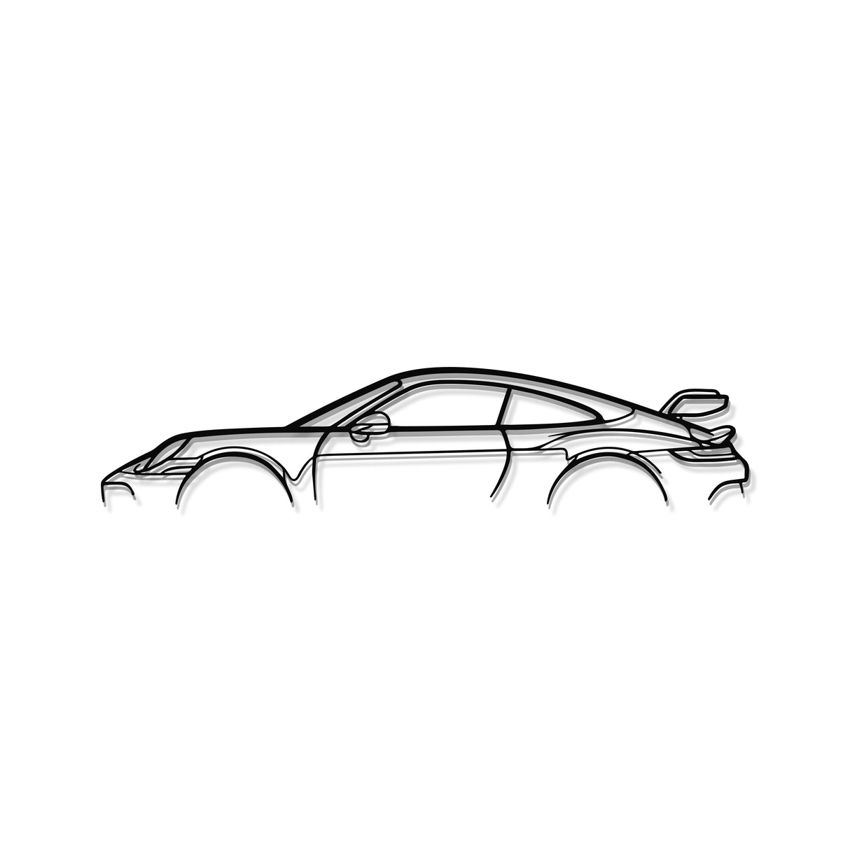 911 GT3 Model 992 Metal Car Wall Art - NC0854