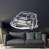 Impreza WRX STI Blobeye WRC Perspective Metal Car Wall Art - NC1190