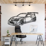 GT-86 Perspective Metal Car Wall Art - NC1292