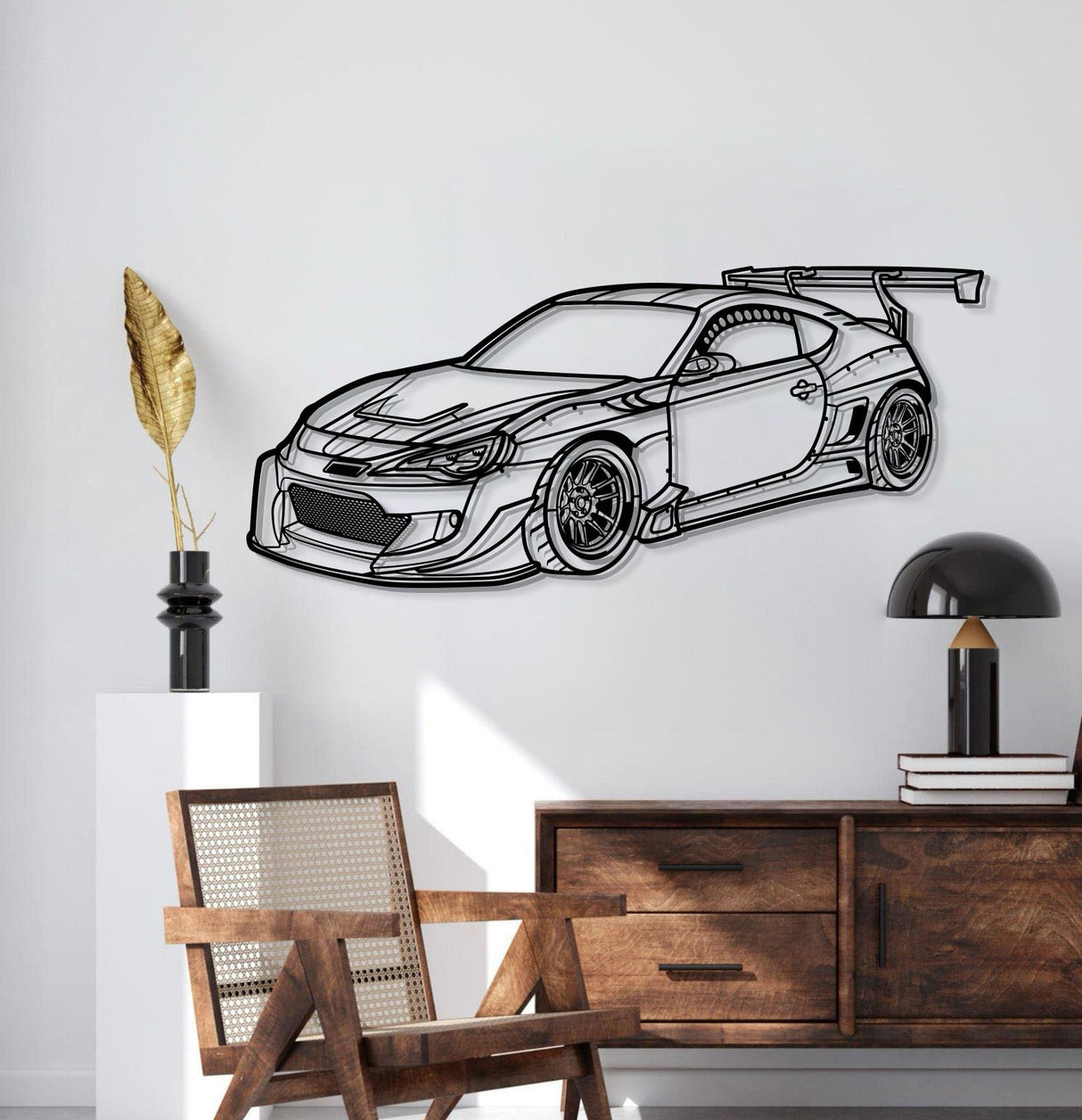 GT-86 Perspective Metal Car Wall Art - NC1292