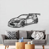 GT-86 Perspective Metal Car Wall Art - NC1292