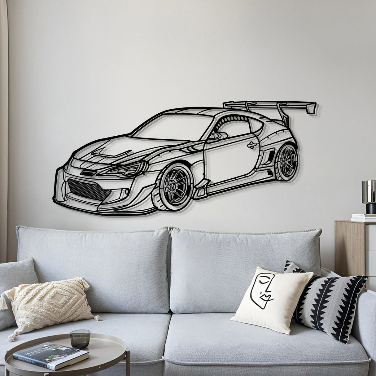 GT-86 Perspective Metal Car Wall Art - NC1292