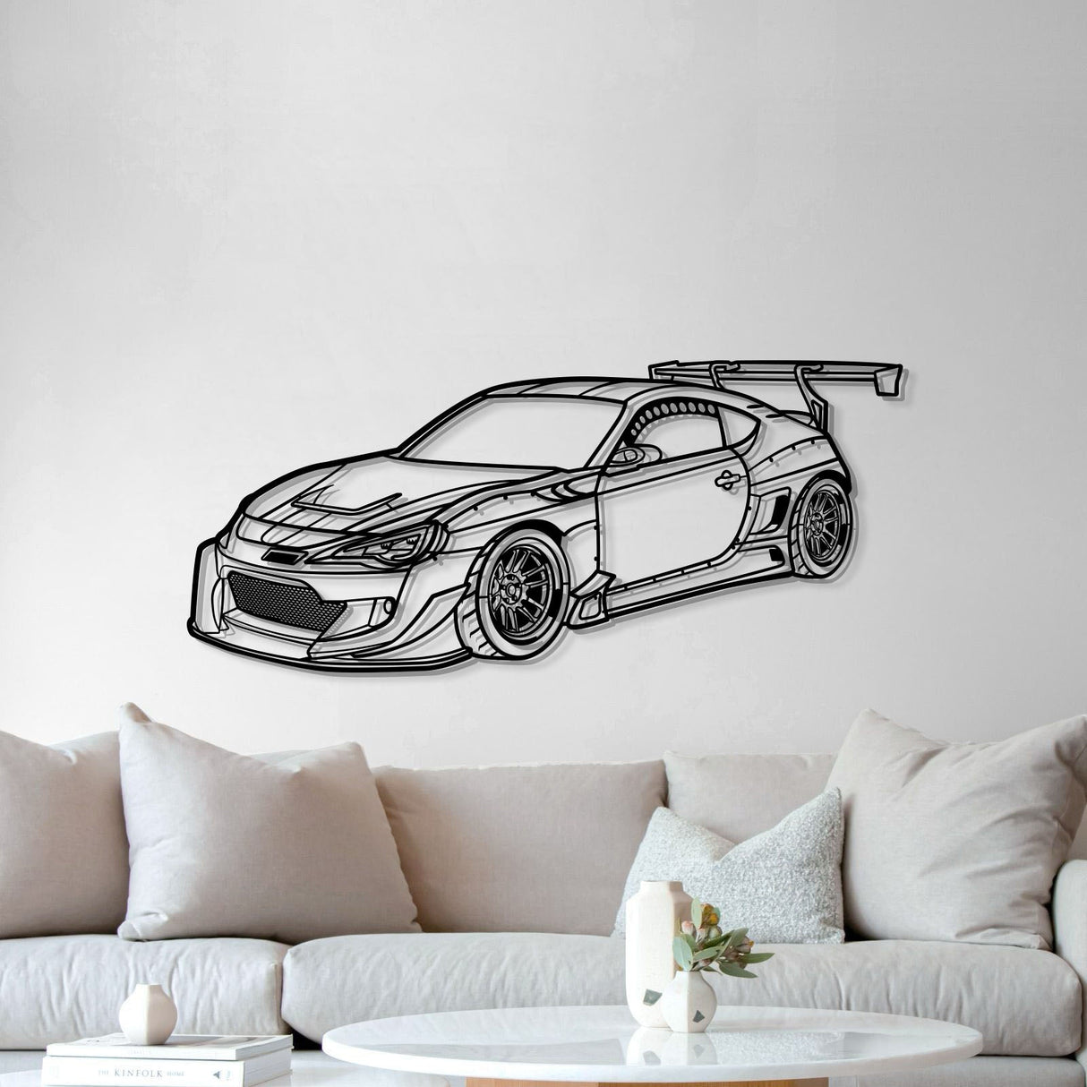 GT-86 Perspective Metal Car Wall Art - NC1292