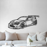 GT-86 Perspective Metal Car Wall Art - NC1292