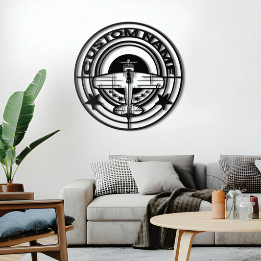 Your Custom Aviation Metal Wall Art - NCP0615