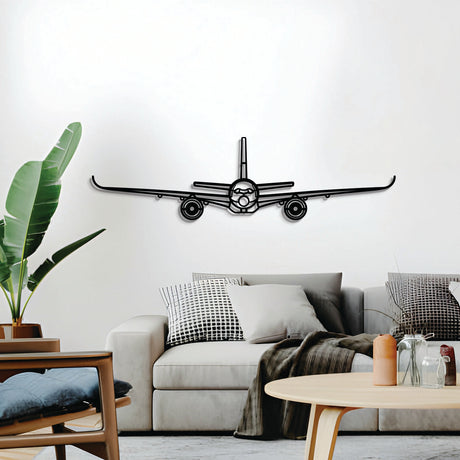Navigate Craft A350‑900 décor, ready‑to‑hang with elevation spacers, ideal avgeek gift for aviation enthusiasts