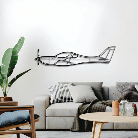 Aerospool WT9 Dynamic 3D metal wall décor, elevated 1 cm from wall, ready-to-hang aviation centerpiece