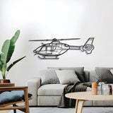 Airbus EC135T2 aviation wall décor – sleek rotorcraft design, ideal for hangar, office, or living space