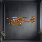 Navigate Craft Juno HT1 décor, ready-to-hang with neon accent, ideal avgeek gift for UK military aviation fans