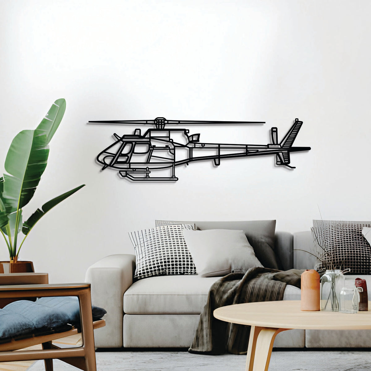 Navigate Craft AS550 Fennec décor, ready‑to‑hang with elevation spacers, ideal gift for aviation lovers and avgeek enthusiasts