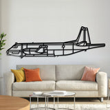 Atlantique 2 (Bréguet 1150) French maritime patrol aircraft wall art, laser-cut 2 mm steel with matte textured finish and 3D elevation