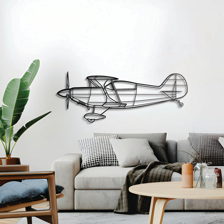 S-2 Tracker ASW twin-engine jet décor, elevated 1 cm from wall, ready-to-hang aviation art
