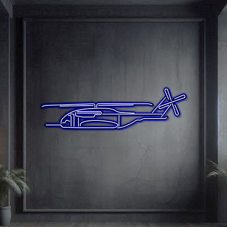 Neon‑lit King Stallion silhouette, textured matte steel with elevated neon frame delivering immersive 3D depth and dynamic presence