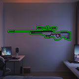 AWP Metal Neon Weapon Wall Art - NCN0063