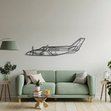 Aviation décor highlight: B60 Duke laser‑cut steel wall art with matte finish and elevation screws for avgeek spaces