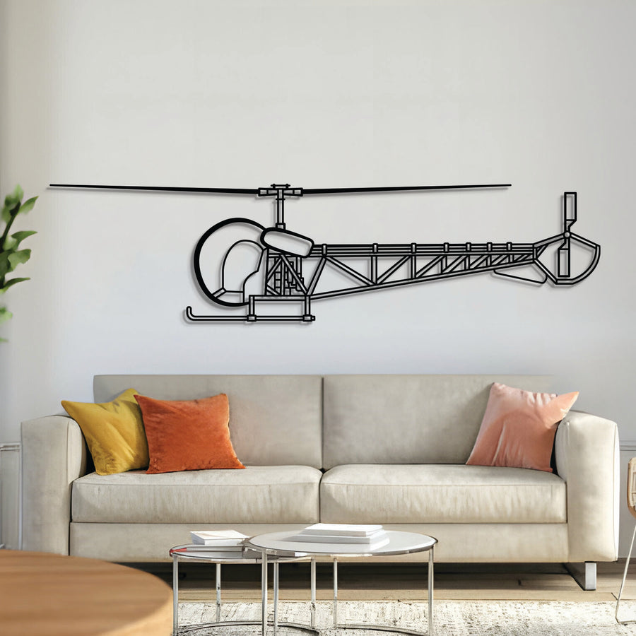 47 silhouette metal aircraft wall art – laser‑cut 2 mm steel, textured and matte powder‑coat, ready to hang