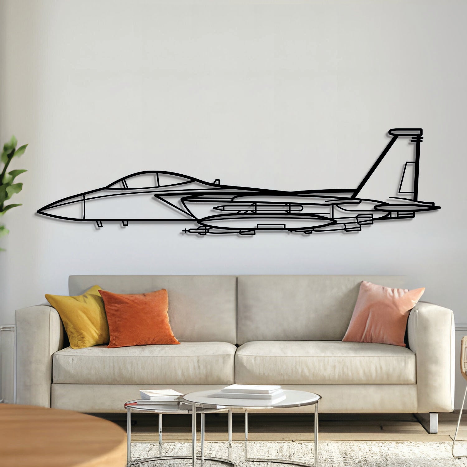 F-15 Strike Eagle Metal Aircraft Wall Art - NCP0074 – Navigate Craft