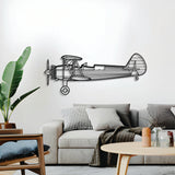 Boeing Stearman 75 aircraft metal décor – sleek biplane design for hangar or aviation-themed room