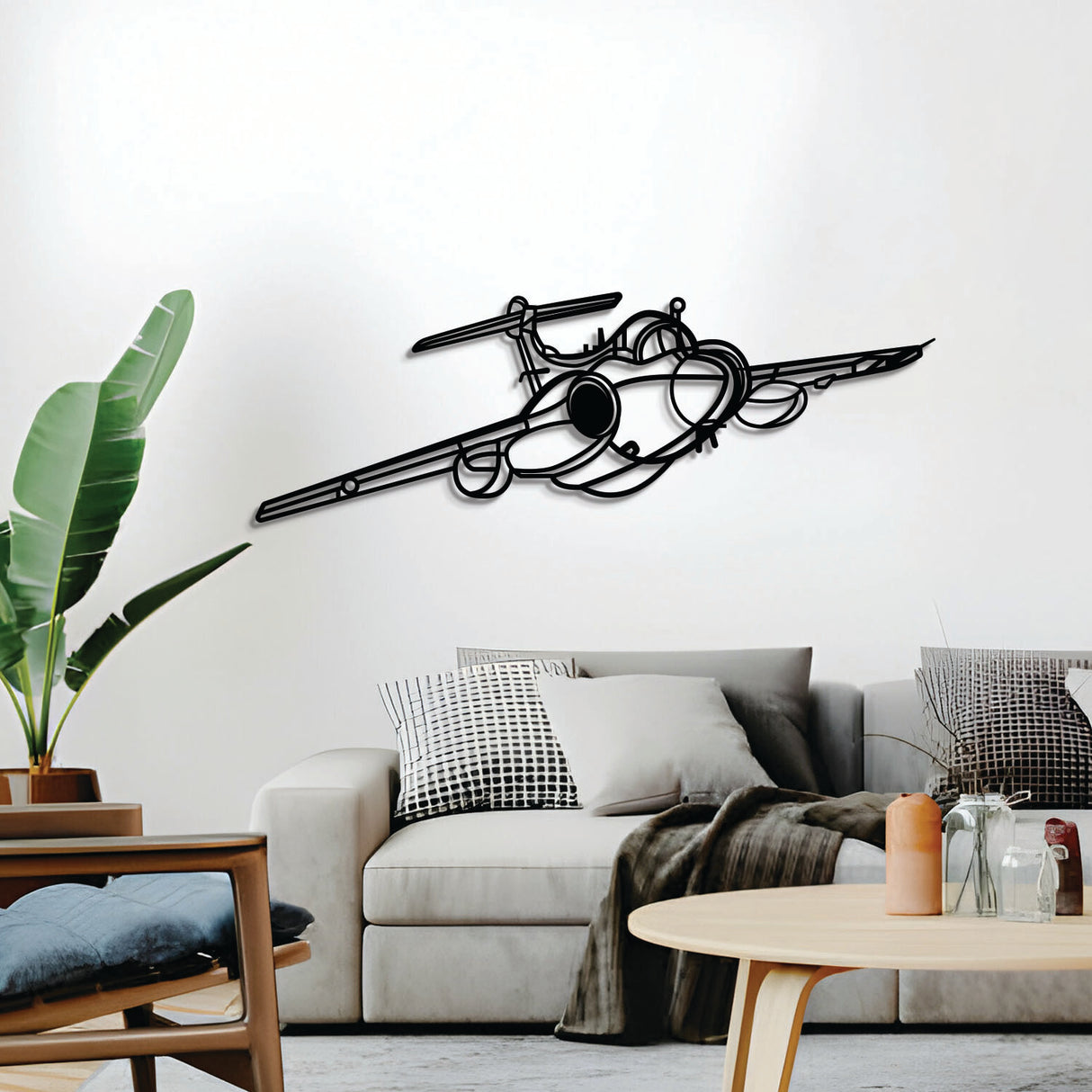 Navigate Craft Buccaneer Mk 2 décor, ready‑to‑hang with elevation screws, ideal vintage aviation gift for avgeek enthusiasts