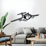 Navigate Craft Buccaneer Mk 2 décor, ready‑to‑hang with elevation screws, ideal vintage aviation gift for avgeek enthusiasts