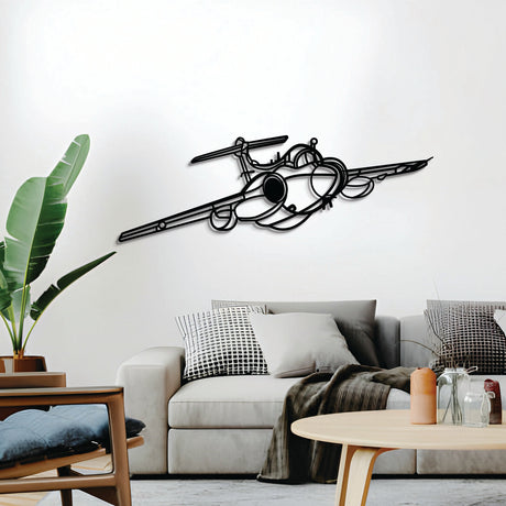 Navigate Craft Buccaneer Mk 2 décor, ready‑to‑hang with elevation screws, ideal vintage aviation gift for avgeek enthusiasts