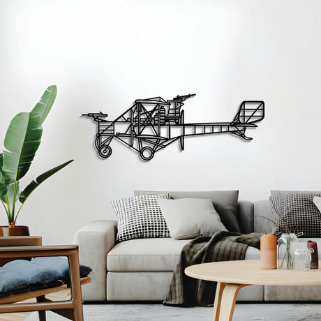 Navigate Craft Caproni Ca.3 décor, ready‑to‑hang with elevation spacers, ideal vintage aviation gift for avgeeks