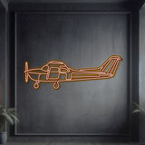 Navigate Craft Skyhawk décor, ready‑to‑hang with neon accent, a memorable avgeek gift for aviation lovers