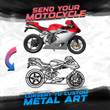 Your Personalized Motorcycle Metal Wall Art - NC1114