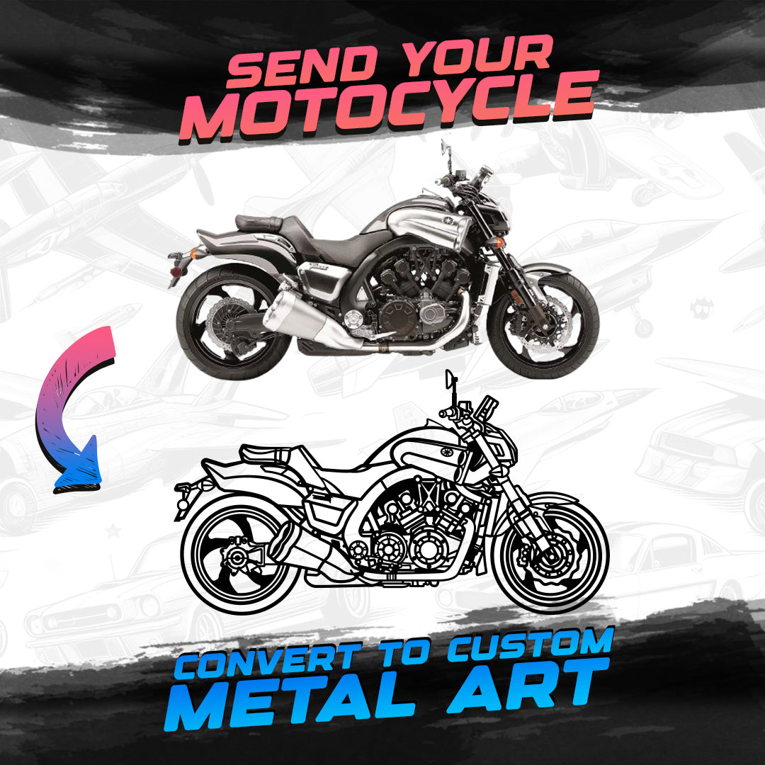 Your Personalized Motorcycle Metal Wall Art - NC1114