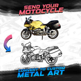 Your Personalized Motorcycle Metal Wall Art - NC1114