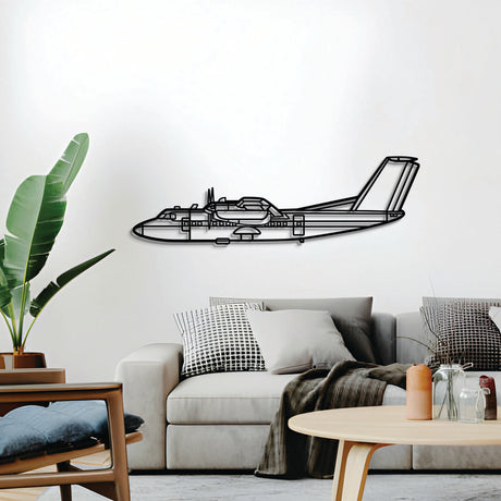 Navigate Craft DHC‑7 Beaver décor, ready‑to‑hang with elevation screws, ideal gift for aviation enthusiasts
