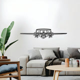 Ready‑to‑hang E‑2 Hawkeye aviation wall decor, textured dyed steel—ideal aviation enthusiast gift