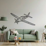Aviation décor highlight: Evolution Angle laser-cut steel wall art with matte finish and elevation screws for avgeek spaces