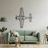 Modern 300L Top aircraft wall art – matte‑finished powder‑coated steel blends seamlessly with contemporary interiors