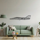 Avgeek centerpiece: F‑111 Aardvark laser‑cut steel wall art with matte finish and elevation screws for hangar or office