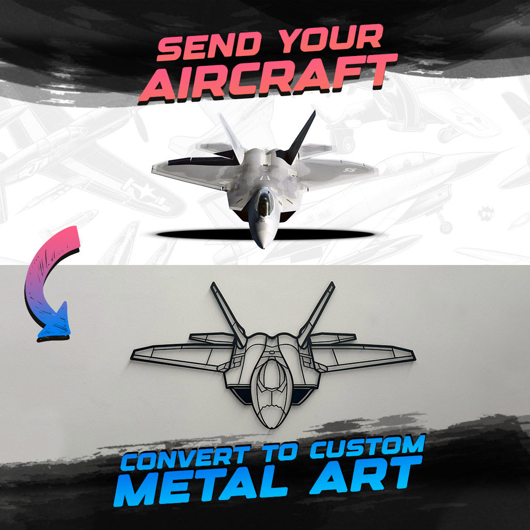 Your Personalized Aircraft Metal Wall Art - NCP0201