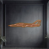 Navigate Craft Aardvark décor, ready‑to‑hang with neon accent, perfect avgeek gift for Cold War military aviation fans