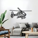 Matte-finish H145M LUH SOF aircraft wall art, perfect avgeek gift for aviation enthusiasts on special occasions