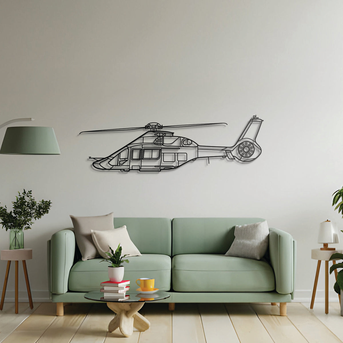 Aviation décor highlight: H160 laser‑cut steel wall art with matte finish and elevation screws for avgeek spaces