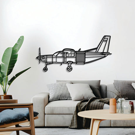 Matte-finish Kodiak 100 aircraft wall art, ideal avgeek gift for aviation enthusiasts on special occasions