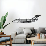 Navigate Craft Legacy 500 airplane décor, ready‑to‑hang with elevation screws, aviation gift idea