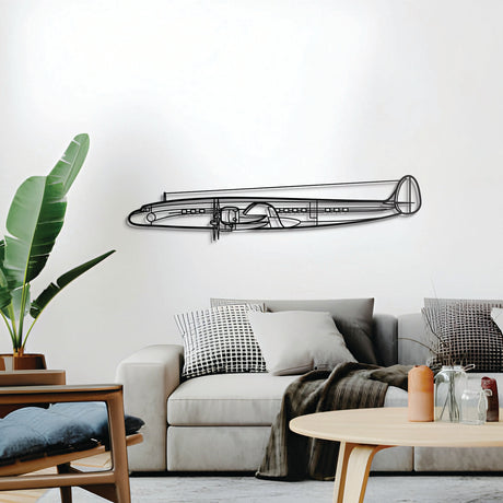 Constellation wall décor – elevated 1 cm off the wall using elevation screws to create elegant 3D shadow effect of the iconic triple‑tail profile