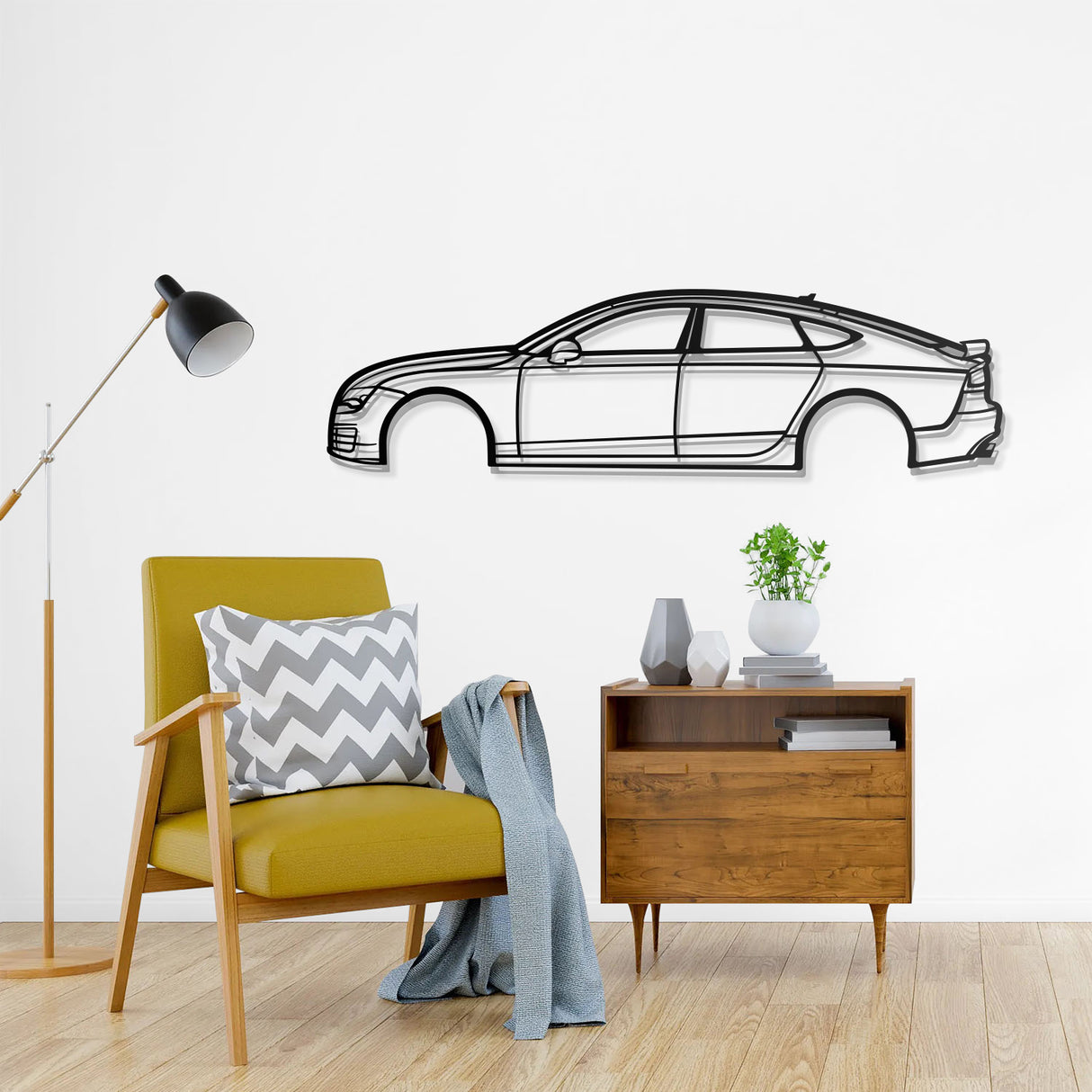 2011 A7 Quattro Metal Car Wall Art - NC0415