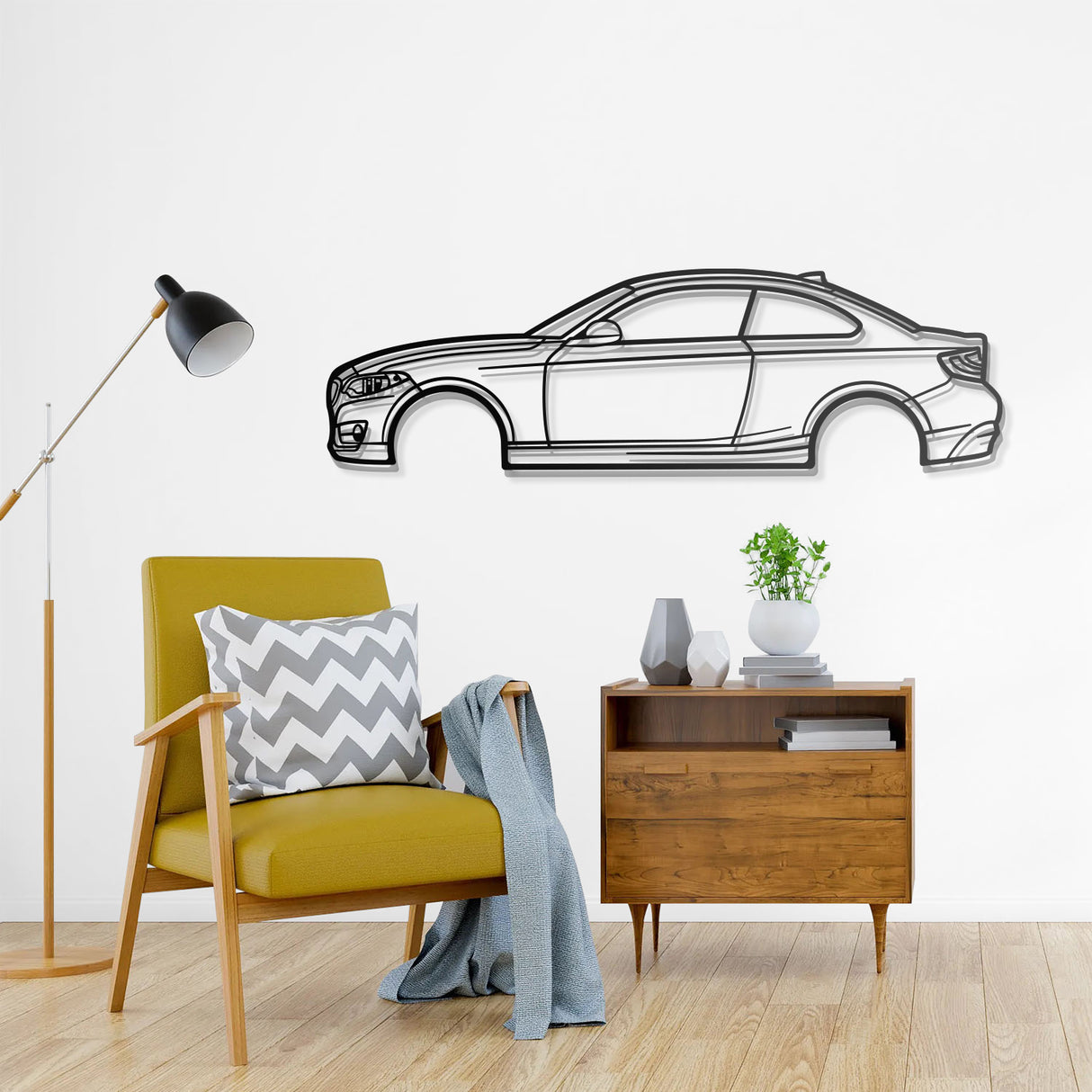 2015 2 SERIE COUPE Metal Car Wall Art - NC0517