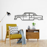 1955 Bel Air Metal Car Wall Art - NC0036