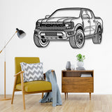 Raptor Perspective Metal Car Wall Art - NC0444