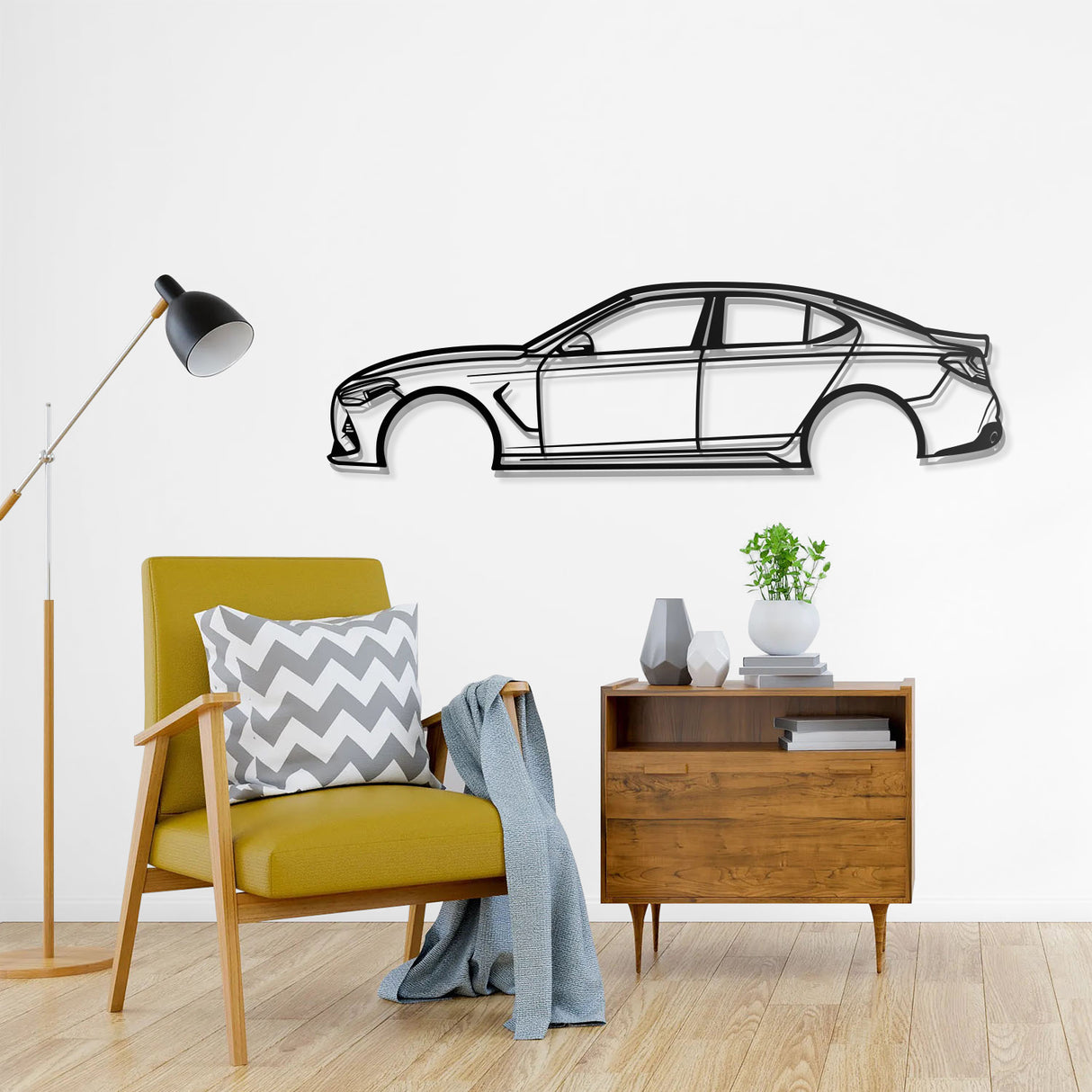 2019 G70 Metal Car Wall Art - NC0663