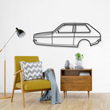 1977 Reliant Robin (MK1) Metal Car Wall Art - NC0176