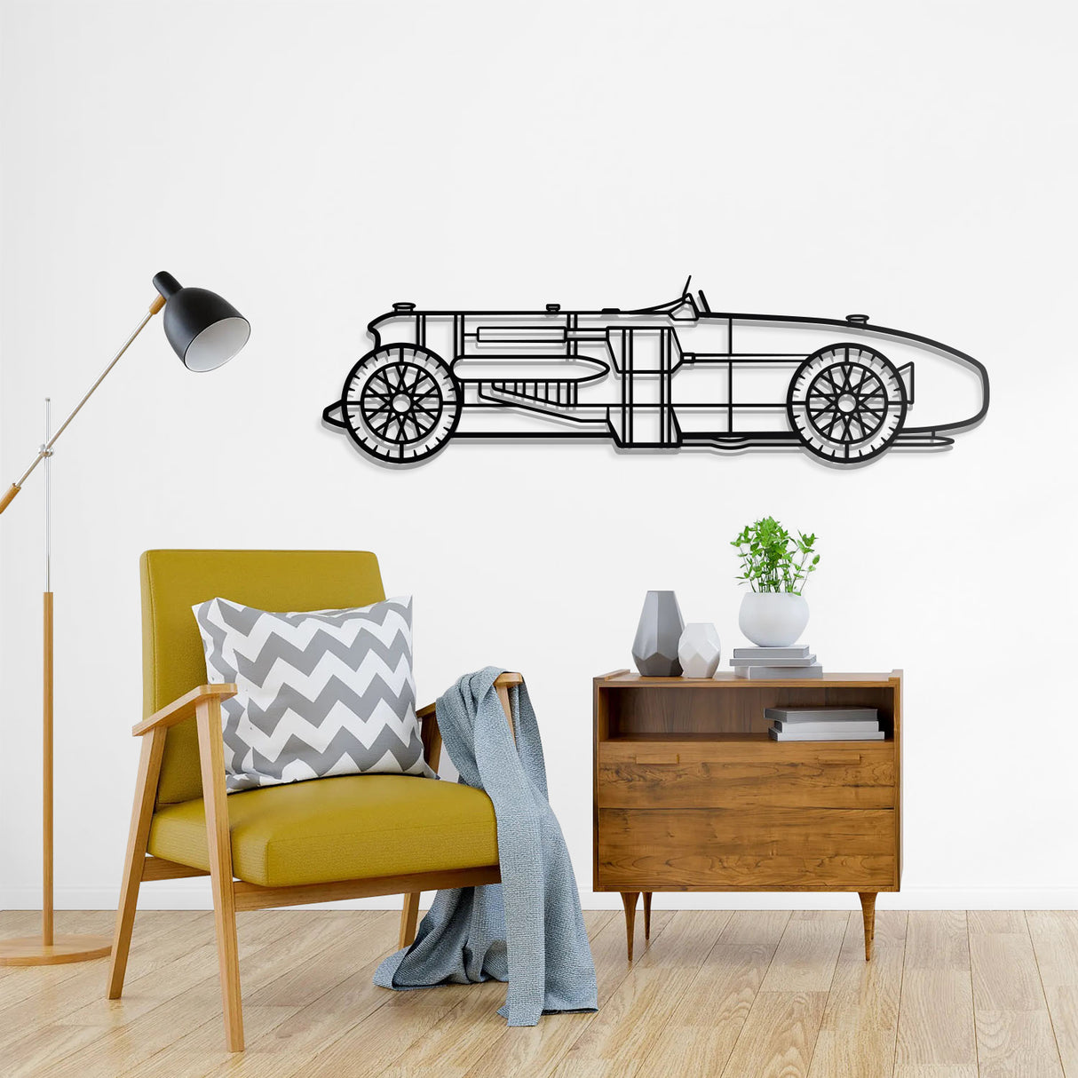 1933 Napier-Railton Metal Car Wall Art - NC0017